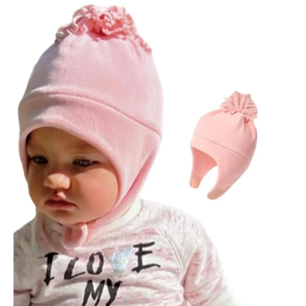 Baby Toddler Winter Hat Soft Fleece with Earflap for Boys Girls Kids Baby Beanie